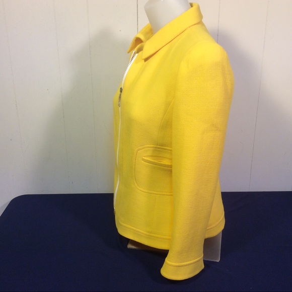 Womens Platine Wool Jacket made in France size medium - Picture 5 of 8